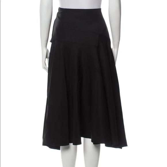 Proenza Schouler Black Skirt with Leather Belt - Picture 6 of 6